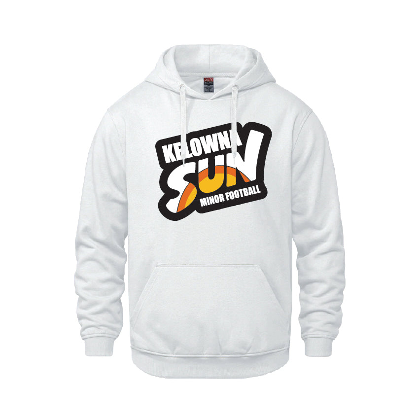 Kelowna Sun Minor Football Hoodie - White