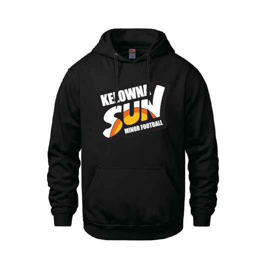 Kelowna Sun Minor Football Hoodie  - Black