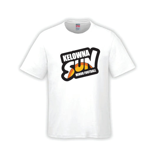Kelowna Sun Minor Football T-shirts - White