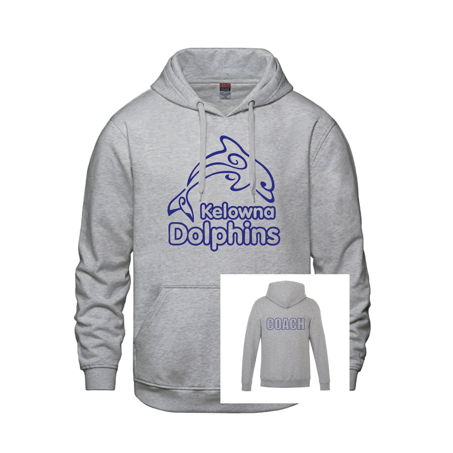 Kelowna Dolphins Coach  - Light Grey