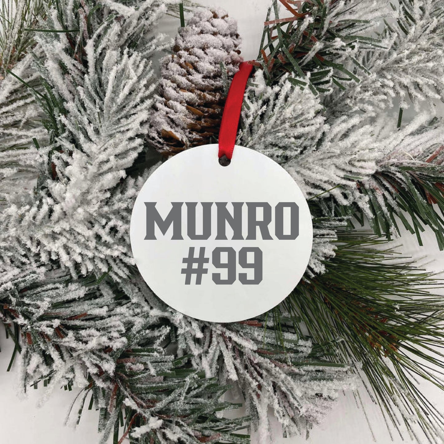 Round Ornament - GREY Team