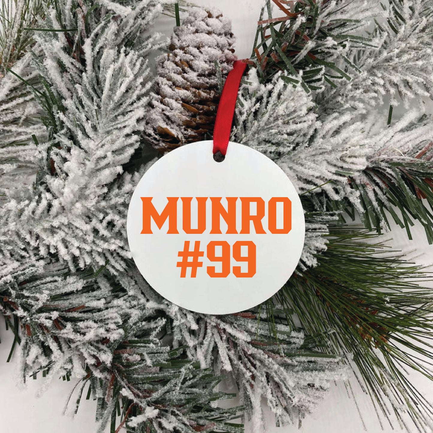 Round Ornament - ORANGE Team