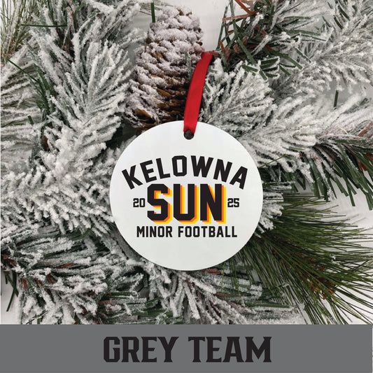 Round Ornament - GREY Team