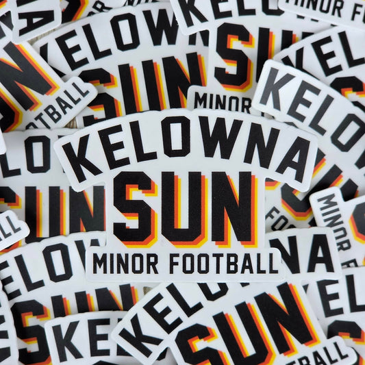 Kelowna Sun Minor Football Sticker