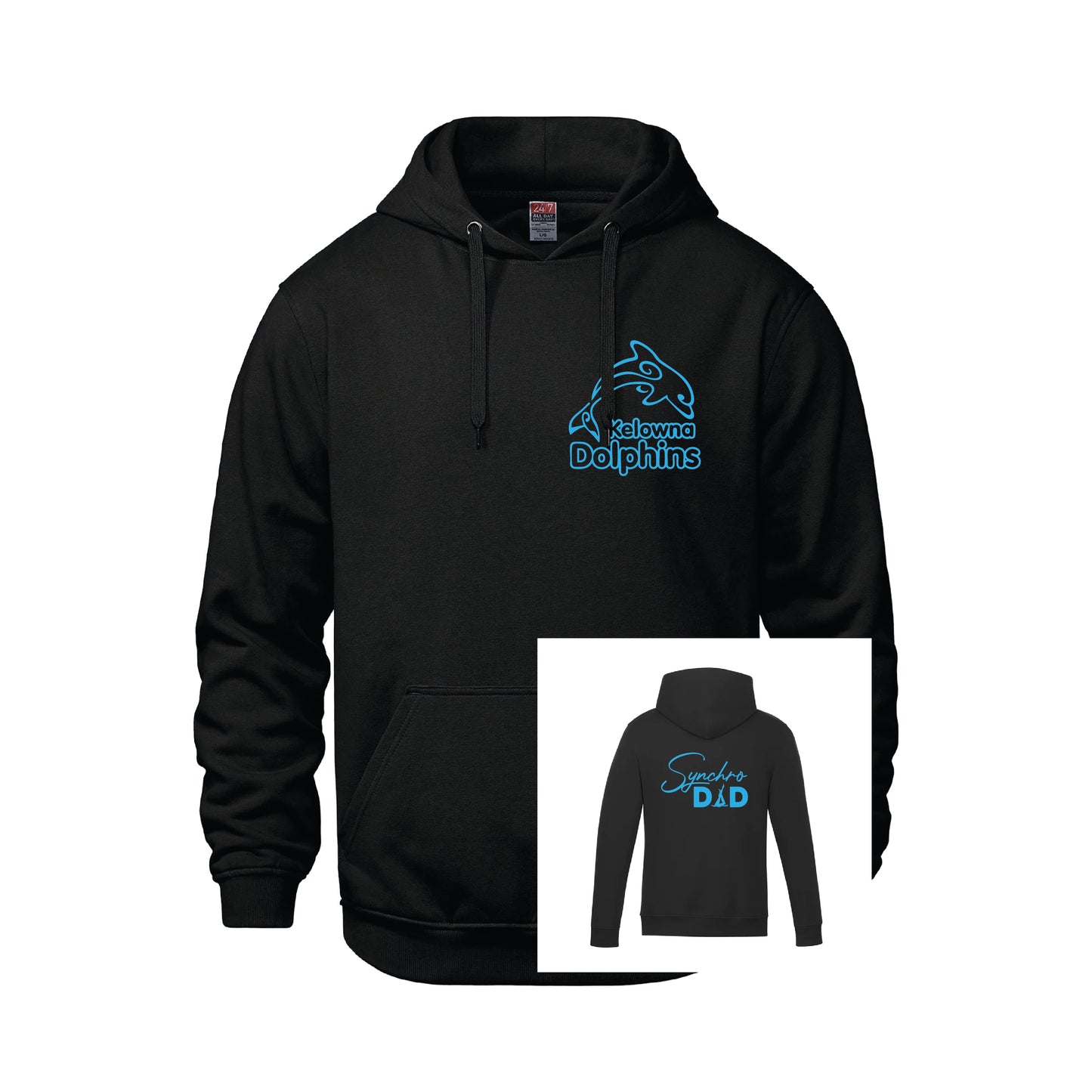 Kelowna Dolphins Synchro Dad  - Black