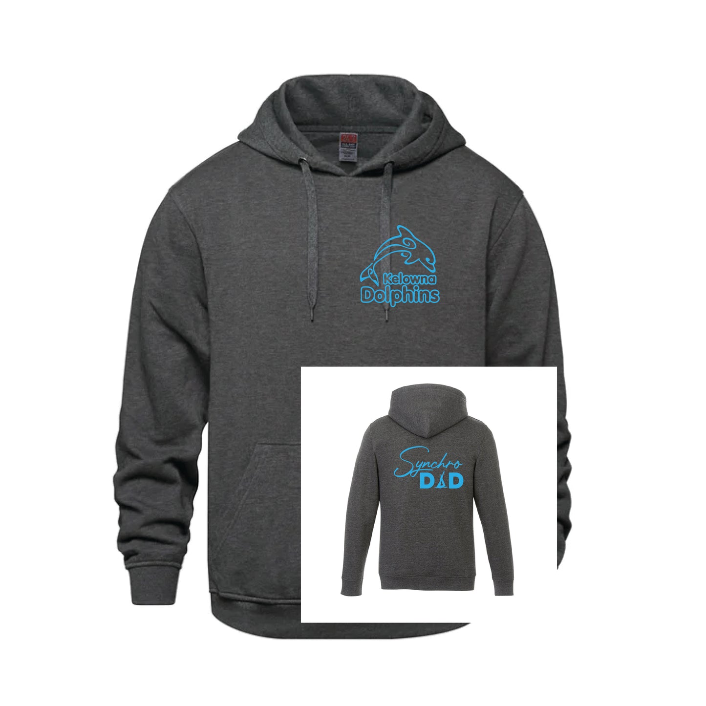 Kelowna Dolphins Syncro Dad  - Charcoal