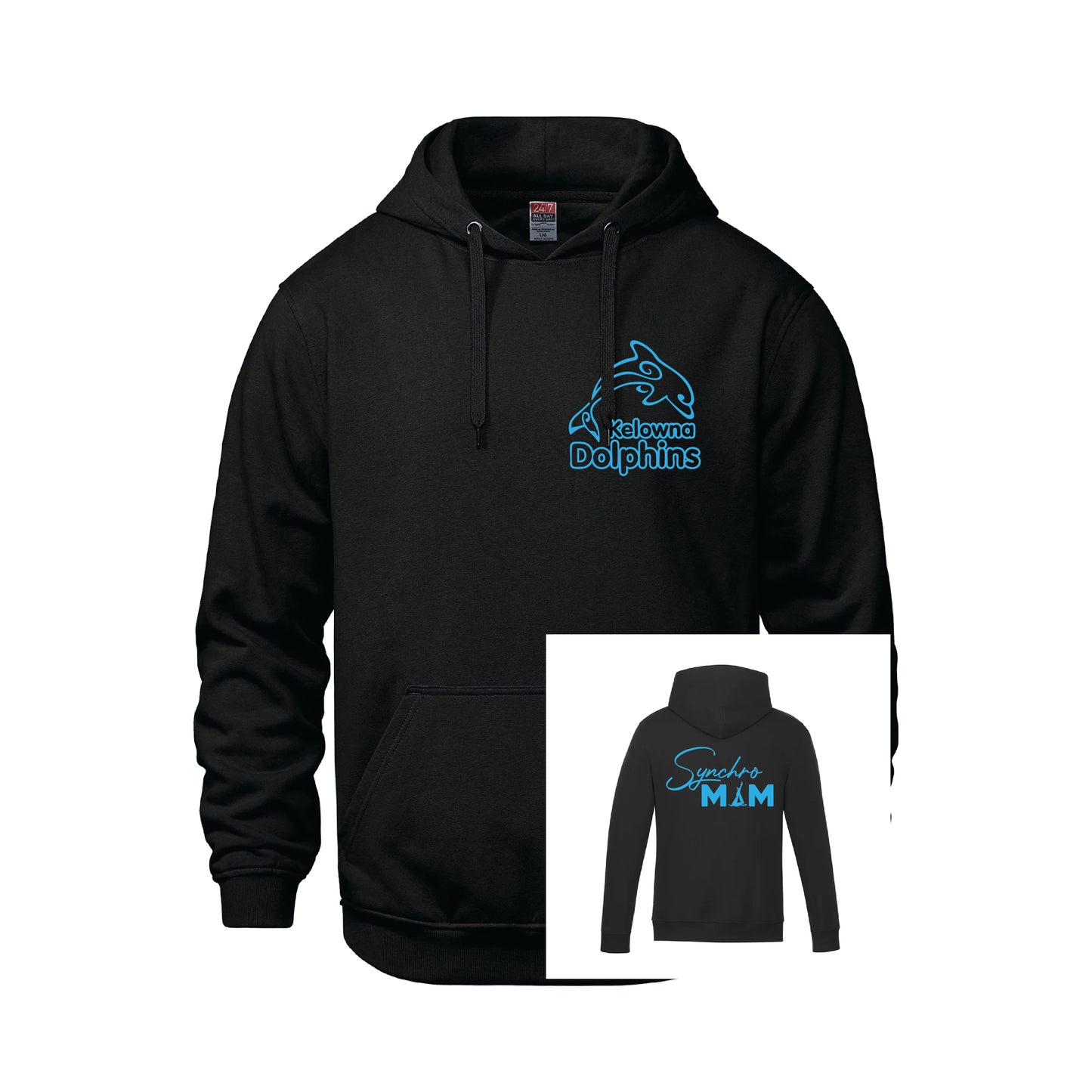 Kelowna Dolphins Synchro Mom - Black