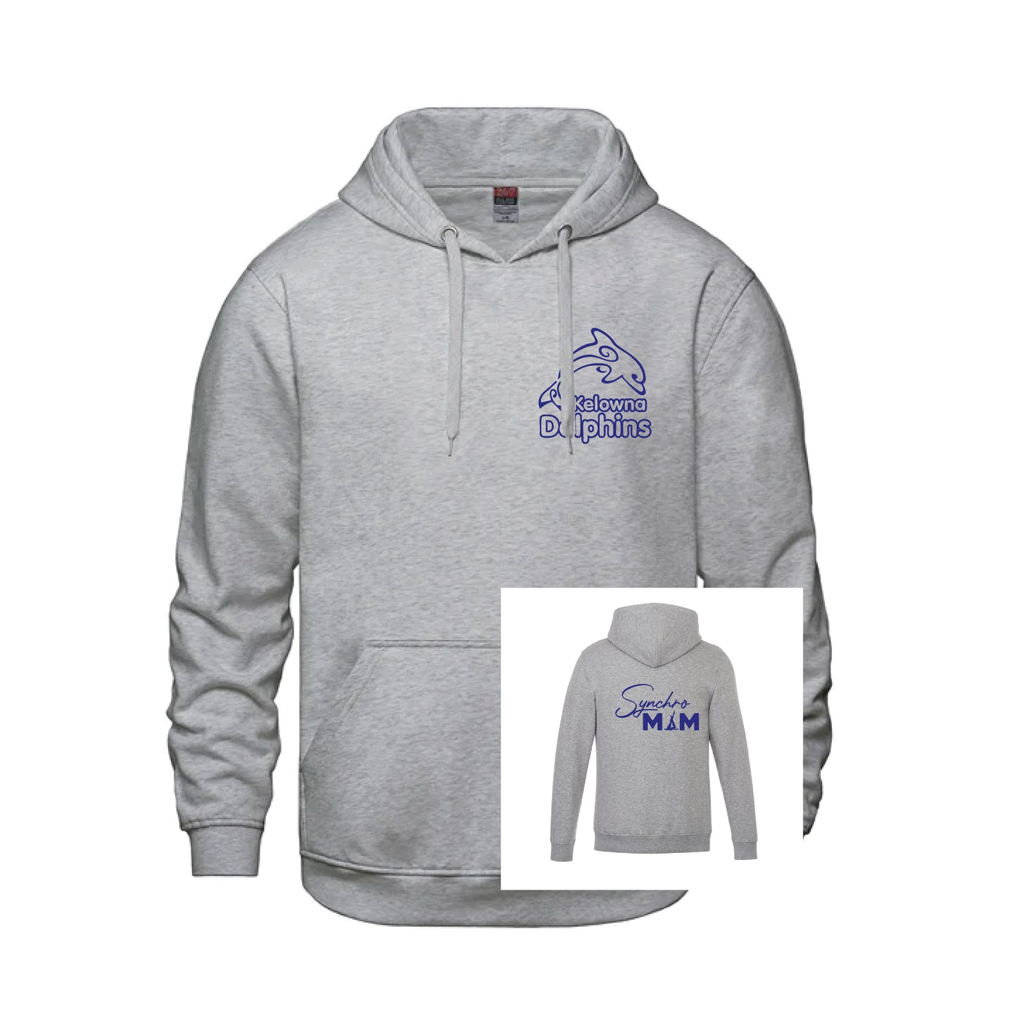 Kelowna Dolphins Synchro Mom  - Light Grey