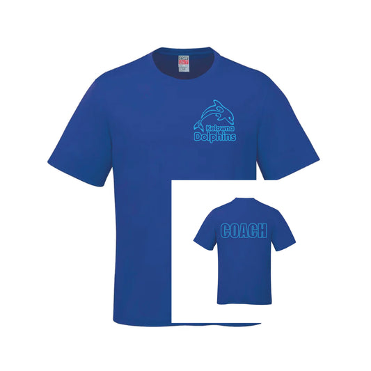 Kelowna Dolphins T-Shirt Coach - Blue